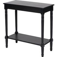 Pacific Lifestyle Heritage Black Console Table 36x80cm