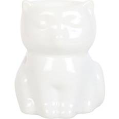 White Oil Lamps Something Different Shiny White Cat Burner Oil Lamp