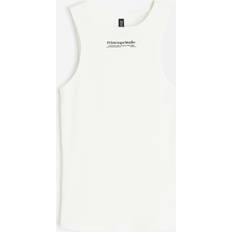 H&M White Tank Tops H&M Ribbed Vest Top - White