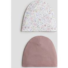 Beige Beanies Children's Clothing H&M Cotton Beanies 2-pack - Beige
