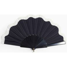 H&M Scalloped-Edge Fan Black