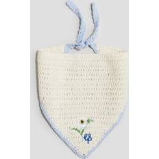 Scarfs Children's Clothing on sale H&M Embroidery-Detail Head Scarf - White