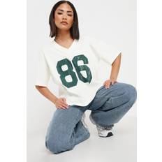 PixieGirl Petite Varsity T-Shirt - White