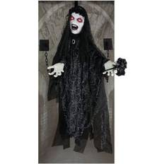 Skeletons Haunted Hill Farm Animatronic Demon Widow Door Greeter