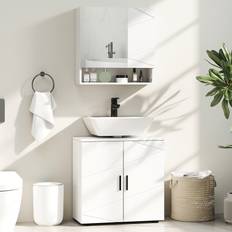 kleankin Bathroom Vanity Unit Under Sink Cabinet with Shelf