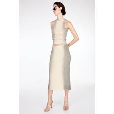H&M Ribbed Vest Top - Beige
