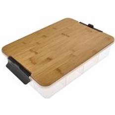 Farberware SnackleBox Bamboo Board and Box 30x40.5cm Sleeved Brown Food Container