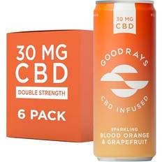 Goodrays 30mg CBD Drink 6 x 250ml Blood Orange and Grapefruit
