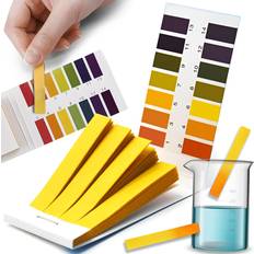 Mät- & Testutrustning Retoo pH Teststreifen 80x Lackmus Testpapier Pool Teststäbchen für Chlor Brom Alkalinität