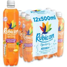 Rubicon Spring 12 Pack Pineapple Passion Sparkling Spring Water with Real Fruit Juice and Natural Flavours
