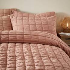 Dunelm Evana Pillow Case Pink (76x48cm)