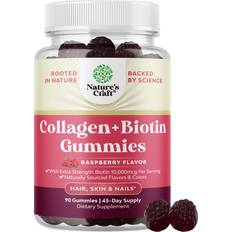 Collagen Biotin Raspberry 90 Gummies