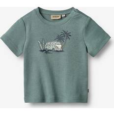 Wheat T-shirts Wheat Baby Valdemar Crew Neck T-Shirt - Stormy Sea