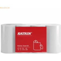 Katrin Pappershanddukar Katrin Küchenrolle 87075 2-lagig 64 Blatt 4 Rollen