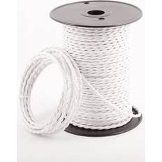 Symple Stuff 2Core Twisted Vintage Coloured 0.75Mm Braided Fabric Flexible Electrical UK Lighting Wire Cable