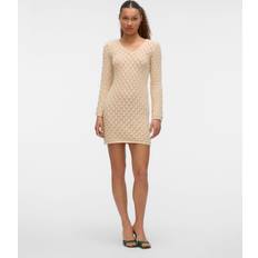 Vero Moda Dame Kjoler Vero Moda Vmrani Kort Kjole - Hvid