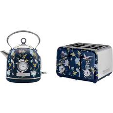 VQ Elveden Navy 1.7L Dome Kettle & 4 Slice Toaster Bundle