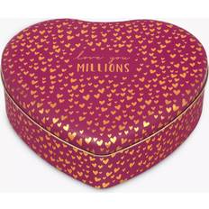 Sara Miller Love You Millions Large Heart Tin Caddy 4.8L Pink Small Box