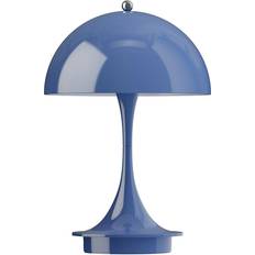 Panthella 160 portable Louis Poulsen Panthella Opaque Indigo Bordlampe 24.1cm