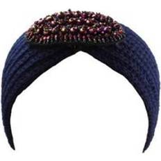 Purple Headbands SVNX Knitted Headband With Purple Jewel Detail - Purple