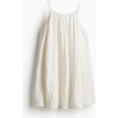 H&M A-line Throw-on Dress - White