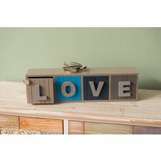 Men Jewellery Storage Lily Manor Jewellery Box - Blue/Grey