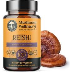 Mushroom Wellness Reishi Vegetarian Capsules 333 mg