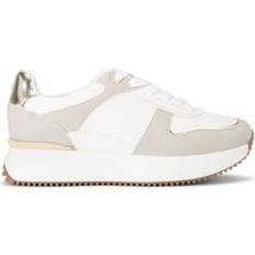 Kurt Geiger KG London Chunky Lace Up Trainers - White/Putty