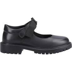Astrid Bow Senior Girls School Shoes - Black Patent