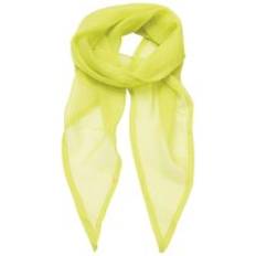 Green Scarfs Premier Unisex Adult Colours Chiffon Scarf - Lime