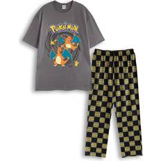 Pokemon Multifarvet Kortærmet Langt Ben Pyjamassæt - Vanilla
