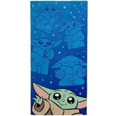 Star Wars Grogu Yoda Beach - Royal - One Size Bath Towel