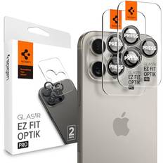 Spigen Glas.tR EZ Fit Optik Pro Protector de Cámara para iPhone 16 Pro iPhone 16 Pro Max