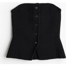 H&M Knitted Tube Top - Black