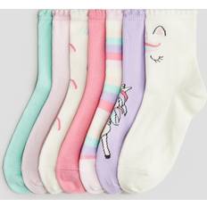 H&M Mädchen 7er-Pack Socken - Pink