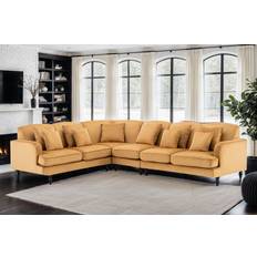 Mercer41 Modular Corner 2C3/3C2 Gold 86cm H X 288cm W X 224cm D Sofa