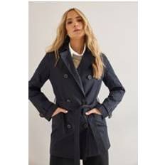 LTS Tall Lined Trench Coat - Dark Navy
