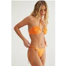 Orange Bikini Sets Nasty Gal Metallic Snake Multiway Bikini Set - Orange