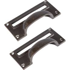 Hammer And Tongs Filing Cabinet Cup Handle with Card Frame 100mm x 50mm 8.7cm Grey