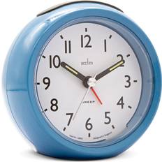 Acctim Alarm Clocks Acctim Analog Quartz Alarm Tabletop Clock French Blue 8.6cm H X 9cm W X 4.6cm D