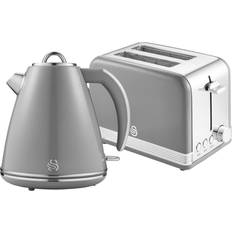 Swan Retro Kitchen Set 1.5L Fast Boil Kettle 2 Slice Toaster