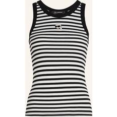 Karl Lagerfeld Toppe Karl Lagerfeld Overdel Ikon - Sort/Hvid