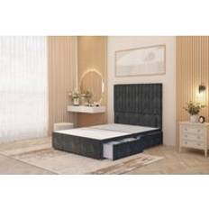 Somnior Eleanor Divan Base 4 Drawers 54 Floor Standing Headboard Continental Bed