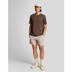 Lyle & Scott Swimwear Lyle & Scott Geo Motif Printed Swim Shorts Stealth Brown