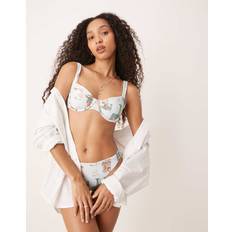 Abercrombie & Fitch Bikinis Abercrombie & Fitch Vykortsmönstrad Bikiniöverdel Med Breda Axelband Flera