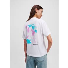 Karl Lagerfeld Dam T-shirts Karl Lagerfeld Floral-print T-shirt - White