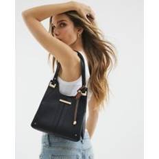 Gold Bags River Island Slouch Small Tote Bag - Black