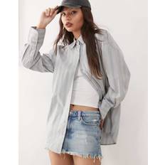 Weekday Skirts Weekday Denim Mini Skirt - Light Blue Wash