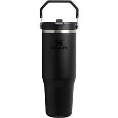 Stanley Iceflow Flip Straw 2.0 30 oz Black Travel Mug 30fl oz