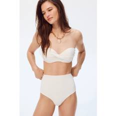 H&M Bikinihose High Waist - Weiß